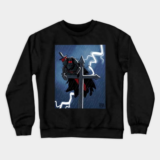 The Edge Knight Returns Crewneck Sweatshirt by Slack Wyrm